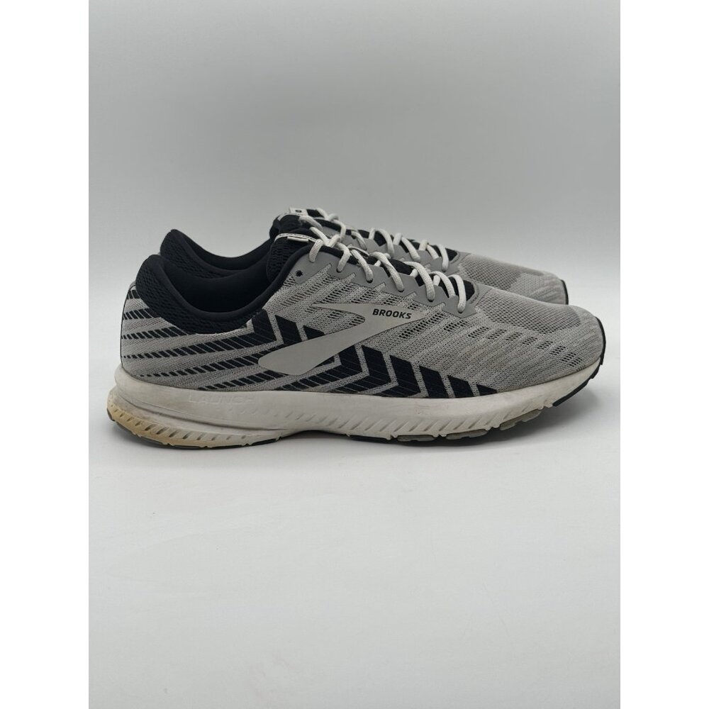 Brooks Launch 6 Running Shoes Mens Size 10 WIDE (E) Gray Black 1102972E016